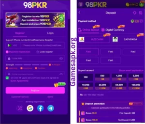 98 pkr game