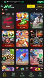 Games Available in the H555 App