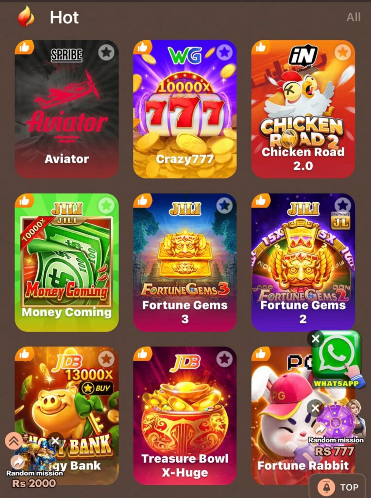 Game interface
